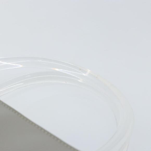 PRADA Hand Bag Enamel Gray Silver - Picture 8 of 12